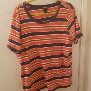 Striped star wars tee